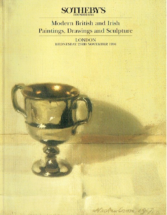 Sothebys November 1994 Modern British, Irish Paintings, Drawings and Sculpture