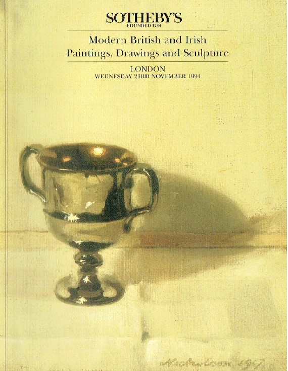 Sothebys November 1994 Modern British, Irish Paintings, Drawings (Digital Only)