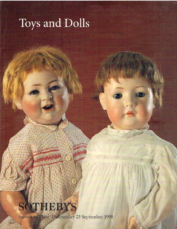 Sothebys September 1998 Toys and Dolls - Click Image to Close