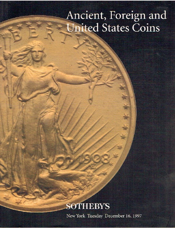 Sothebys December 1997 Ancient, Foreign and United State Coins