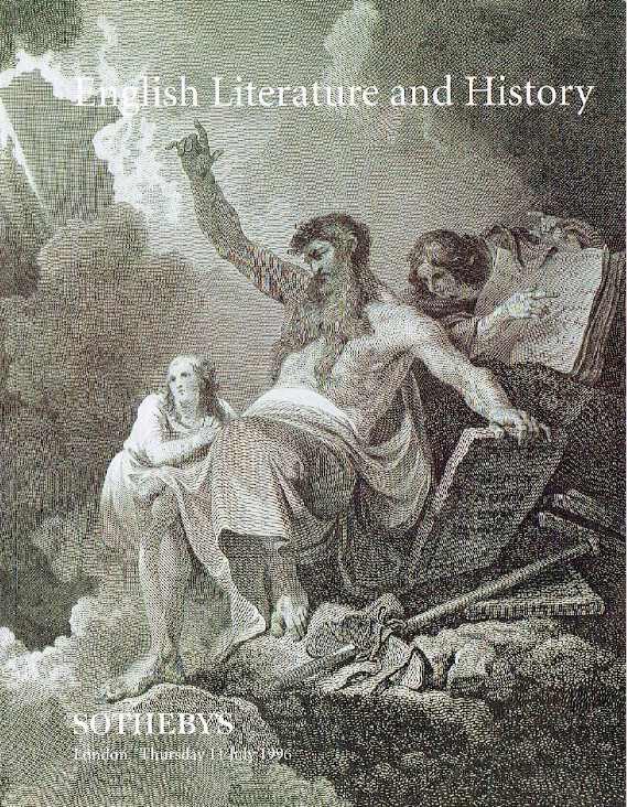 Sothebys July 1996 English Literature and History