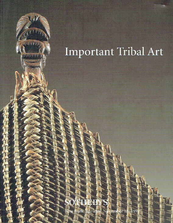 Sothebys November 1997 Important Tribal Art