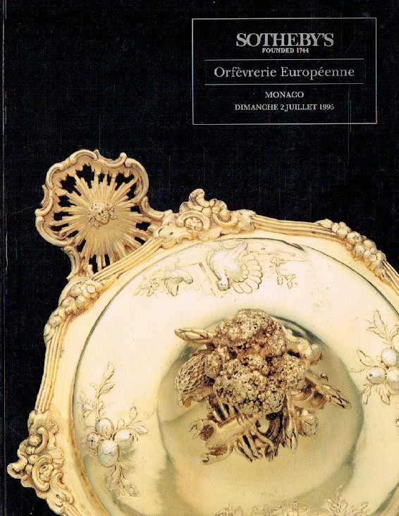 Sothebys July 1995 European Silver (Digital Only)