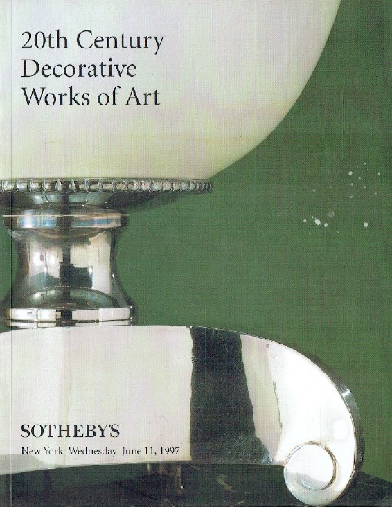 Sothebys June 1997 20th Century Decorative Works of Art