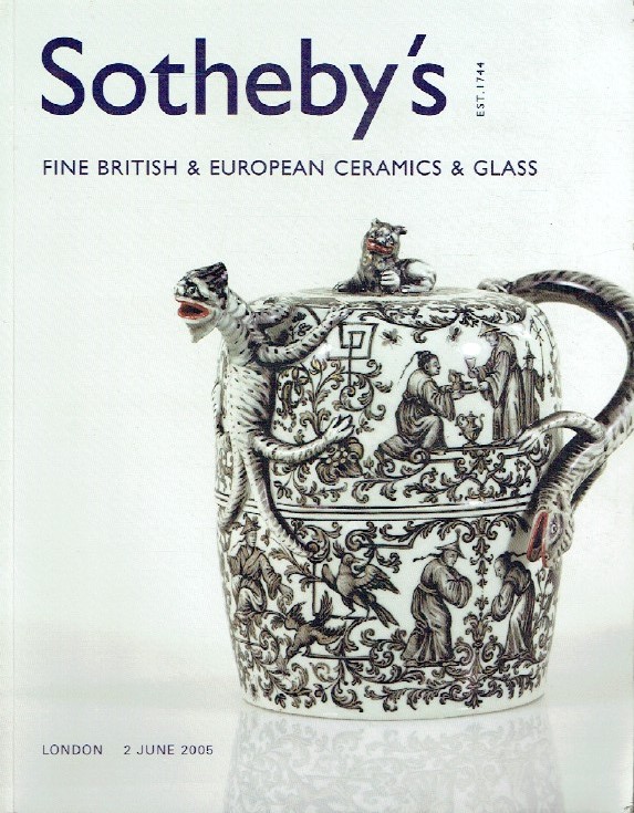 Sothebys June 2005 Fine British, European Ceramics & Glass