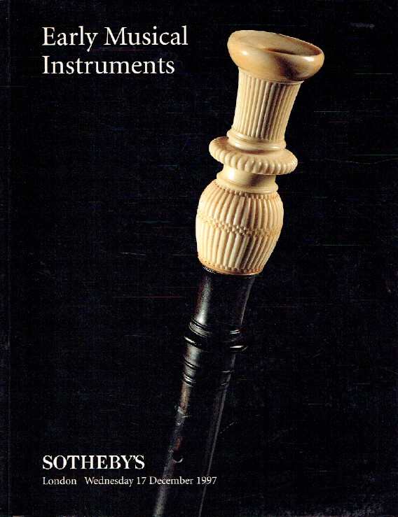 Sothebys December 1997 Early Musical Instruments