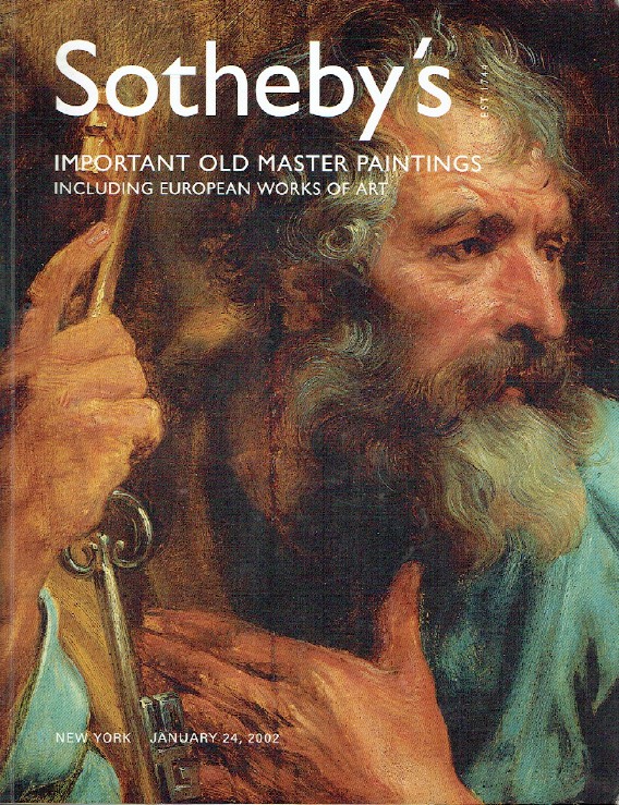 Sothebys January 2002 Important Old Master Paintings Volume III