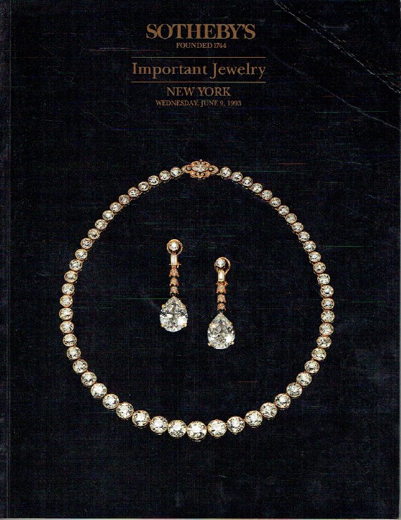 Sothebys June 1993 Important Jewelry