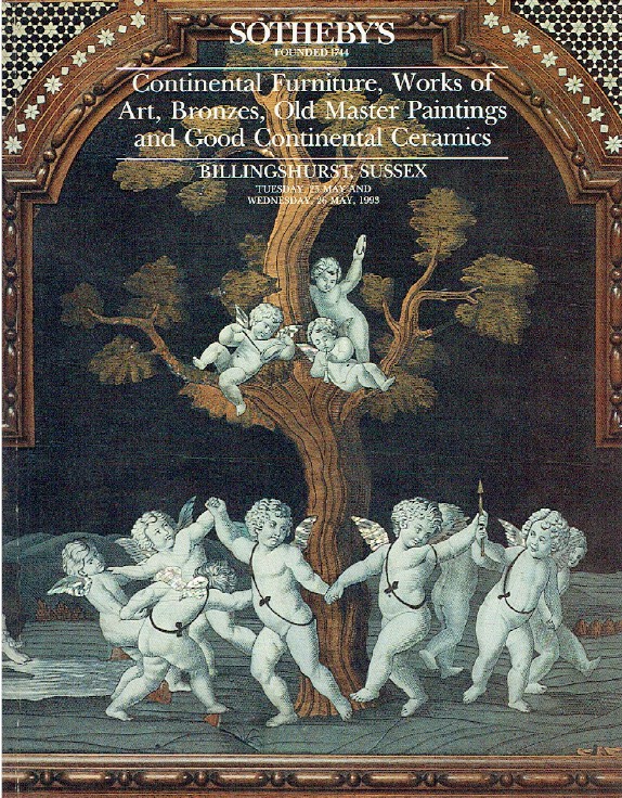 Sothebys May 1993 Continental Furniture & Old Master Paintings (Digital only)
