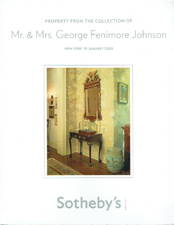 Sothebys January 2008 Property from The Collection of George Fenimore Johnson