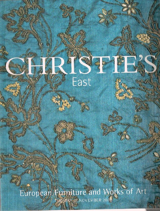 Christies November 2000 European Furniture and Works of Art