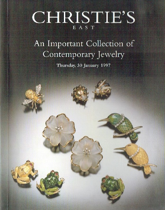 Christies January 1997 An Important Collection of Contemporary Jewellery