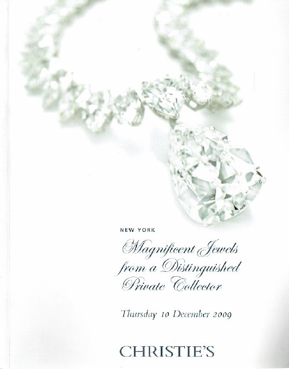 Christies December 2009 Magnificent Jewels from Distinguished Private Collector
