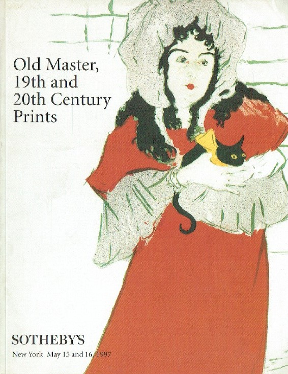 Sothebys May 1997 Old Master, 19th and 20th Century Prints