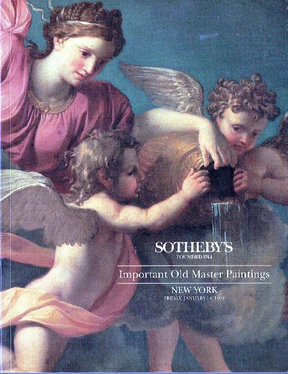 Sothebys January 1994 Important Old Master Paintings (Digital Only)