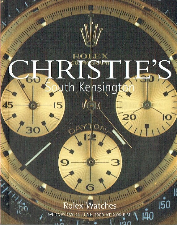 Christies June 2000 Rolex Watches