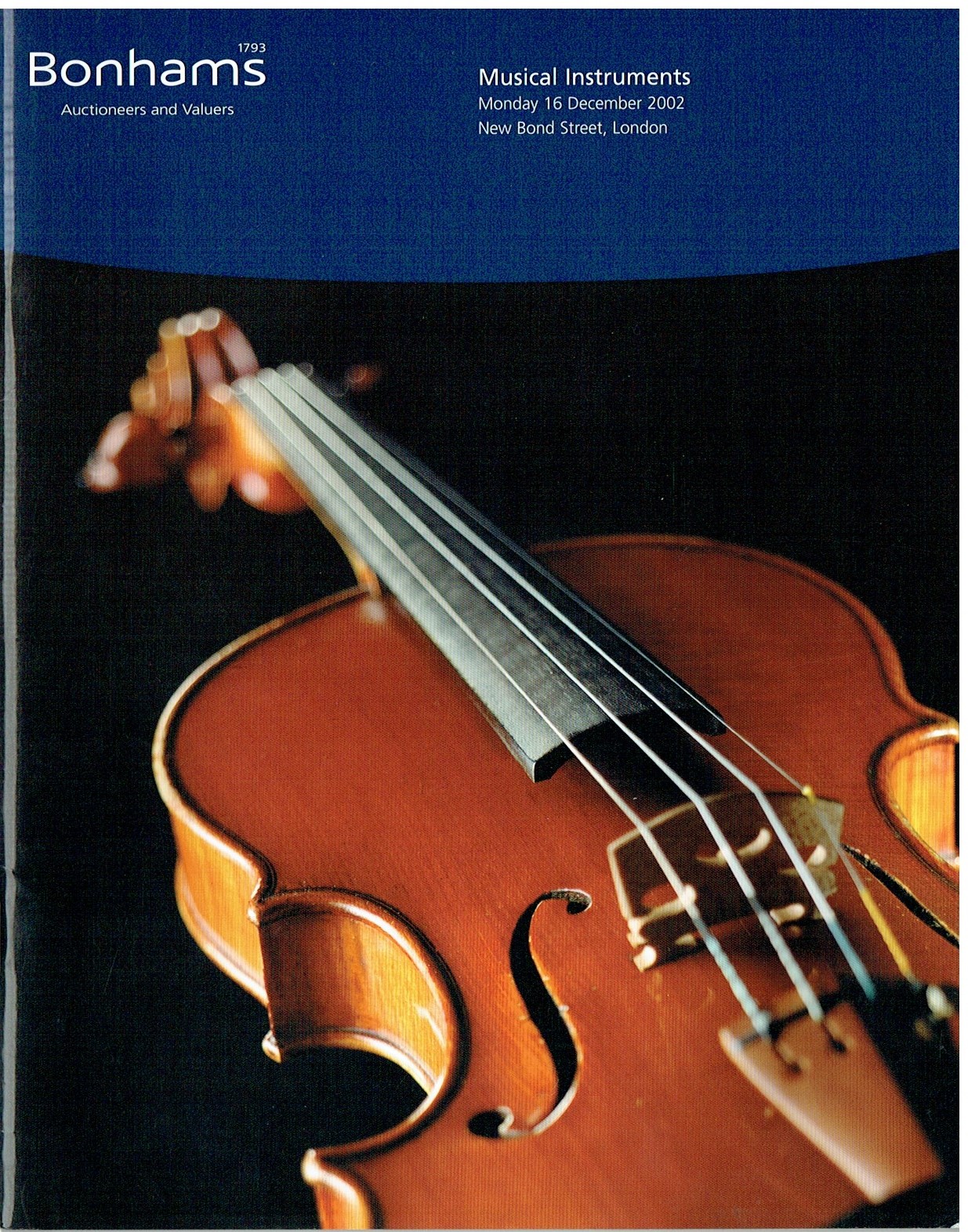 Bonhams December 2002 Musical Instruments