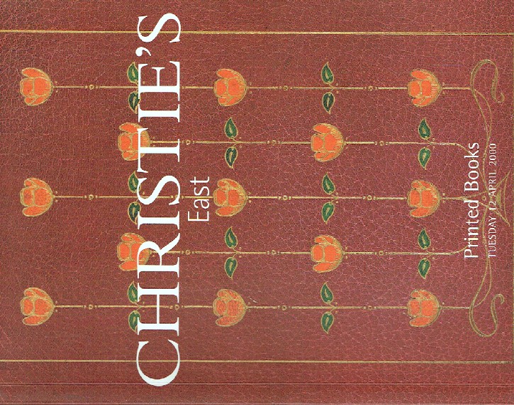 Christies April 2000 Printed Books