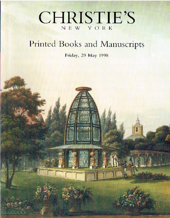 Christies May 1998 Printed Books and Manuscripts
