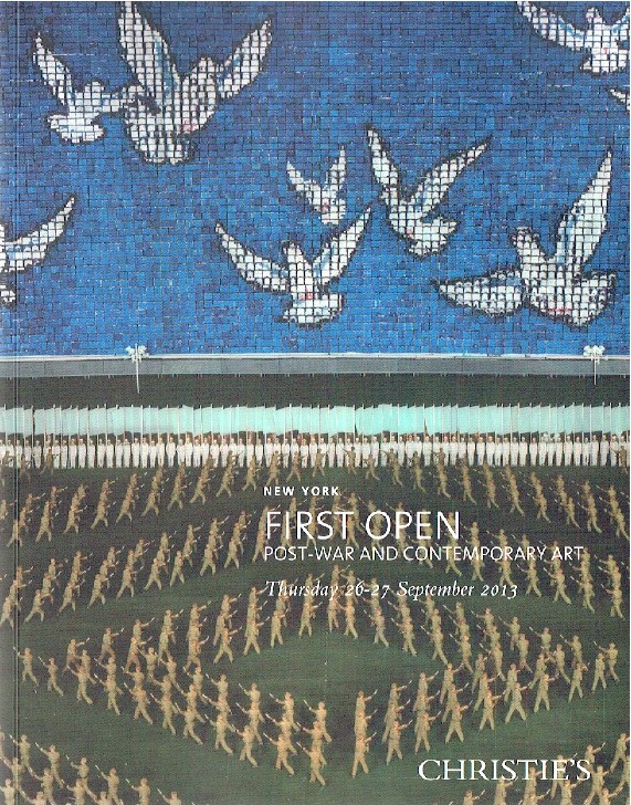 Christies September 2013 Post-War and Contemporary Art - First Open