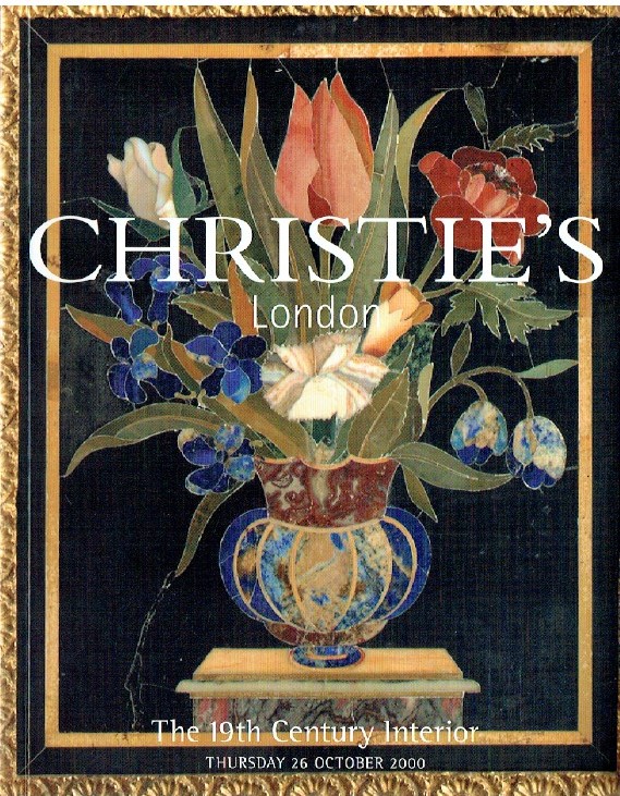 Christies October 2000 The 19th Century Interior - Click Image to Close