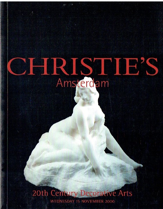 Christies November 2000 20th Century Decorative Art