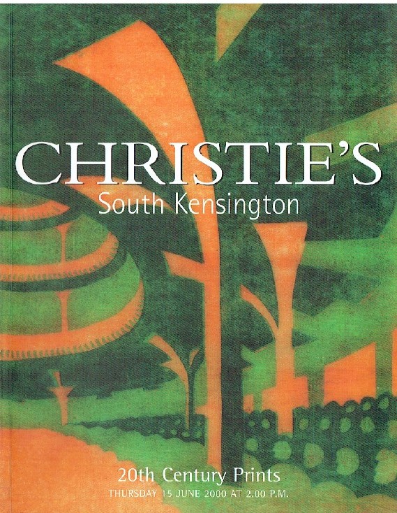 Christies June 2000 20th Century Prints