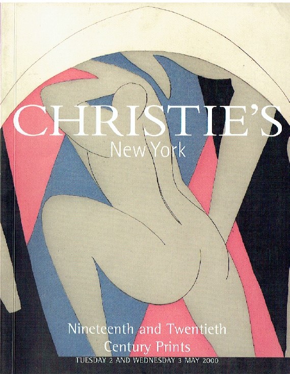 Christies May 2000 Nineteenth and Twentieth Century Prints