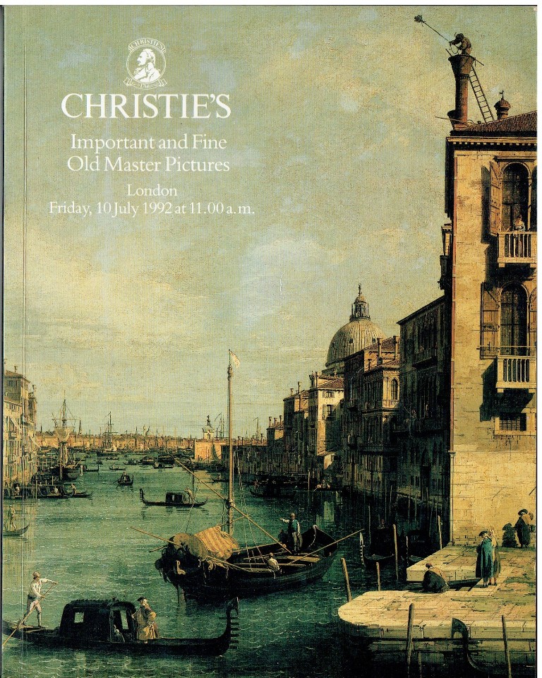 Christies July 1992 Important and Fine Old Master Pictures