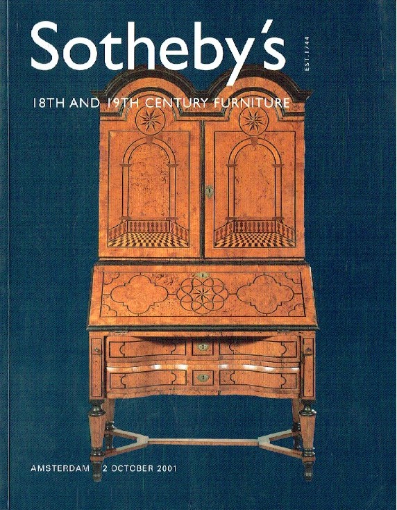 Sothebys October 2001 18th & 19th Century Furniture - Click Image to Close