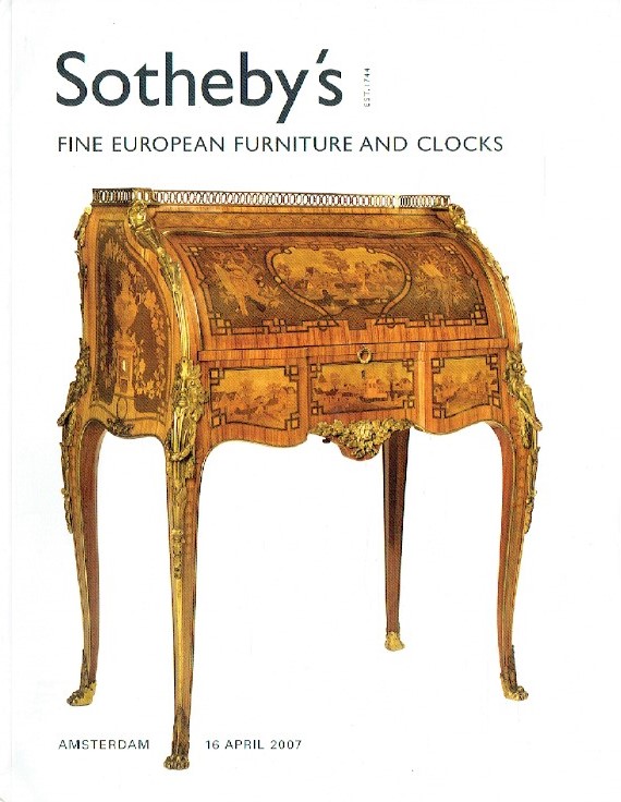 Sothebys April 2007 Fine European Furniture and Clocks