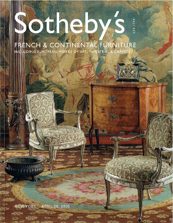 Sothebys April 2005 French and Continental Furniture - Click Image to Close