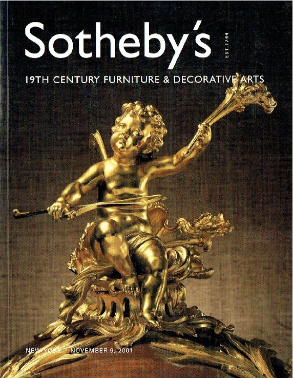 Sothebys November 2001 19th Century Furniture & Decorative Arts