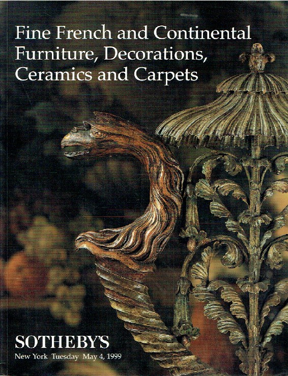 Sothebys May 1999 Fine French and Continental Furniture