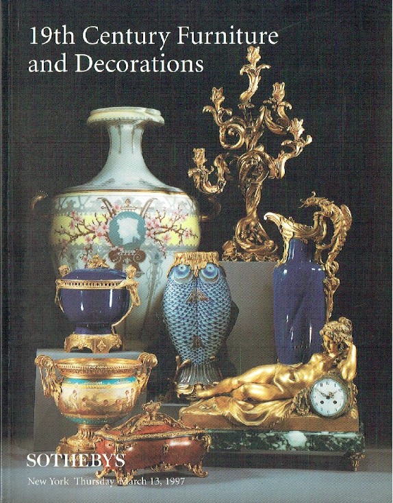 Sothebys March 1997 19th Century Furniture and Decorations
