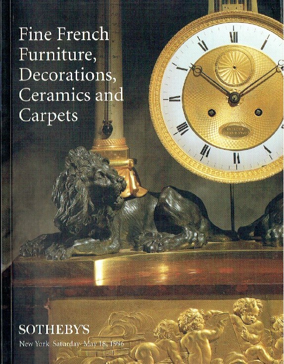Sothebys May 1996 Fine French Furniture and Decorations