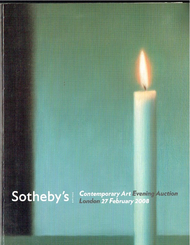 Sothebys February 2008 Contemporary Art