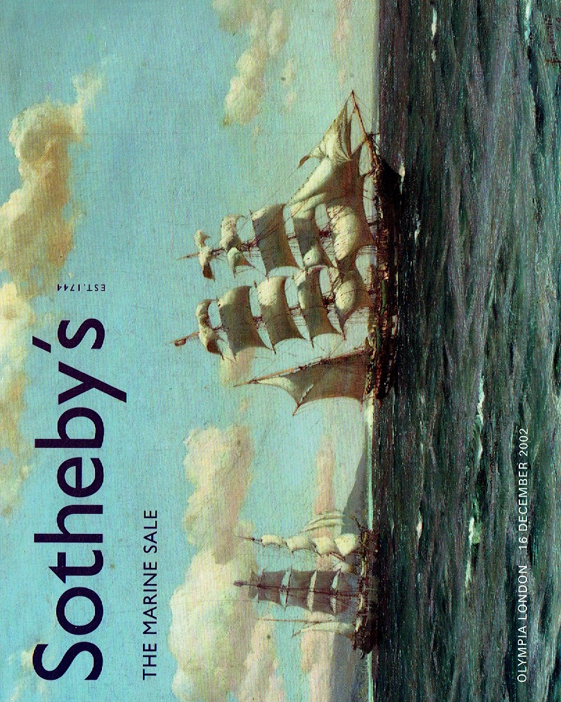 Sothebys December 2002 The Marine Sale (Digital Only)