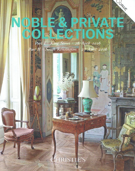 Christies April 2016 Noble & Private Collection inc. Fine Tapestries Part I & II