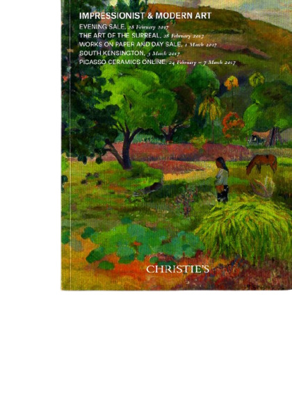 Christies February/March 2017 Impressionist & Modern Art, The Art of the Surreal