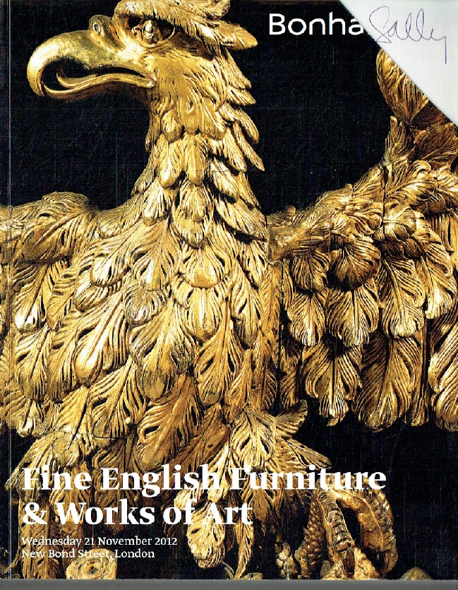 Bonhams November 2012 Fine English Furniture & Works of Art