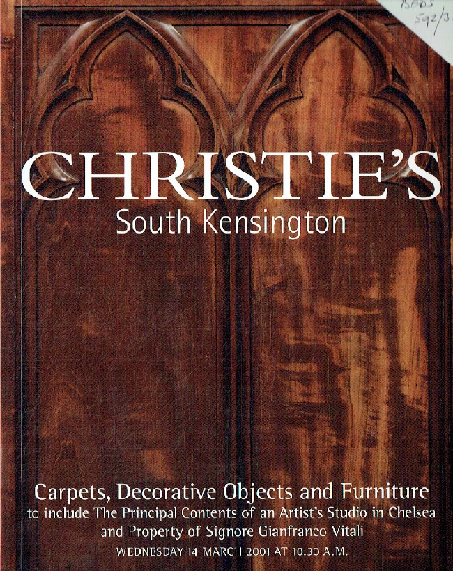 Christies 2001 Carpets, Decorative Objects, Furniture