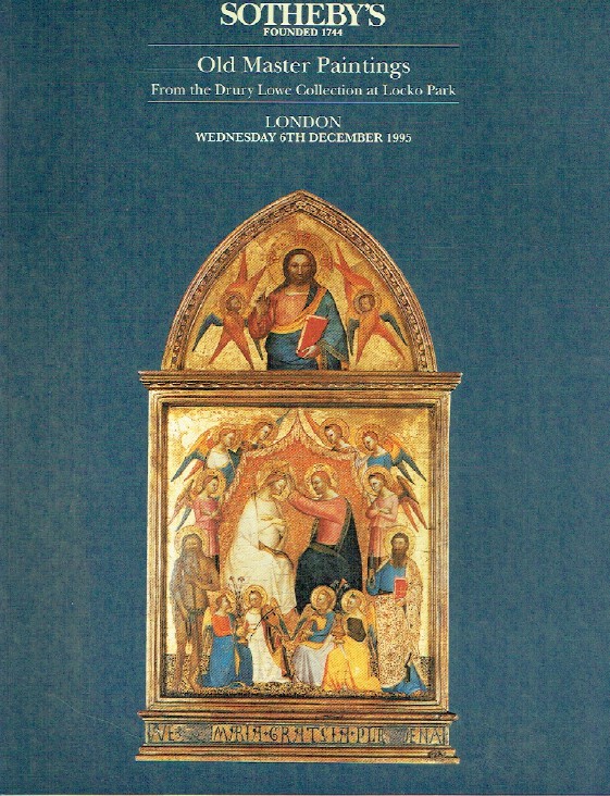 Sothebys 1995 Lowe Collection Old Master Paintings
