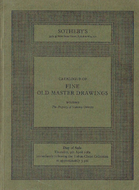 Sothebys 1981 Fine Old Master Drawings