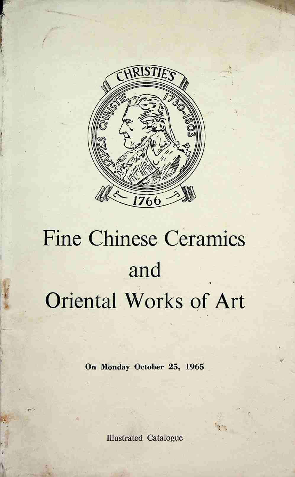 Christie's Oct 1965 Fine Chinese Ceramics & Oriental Works of Art