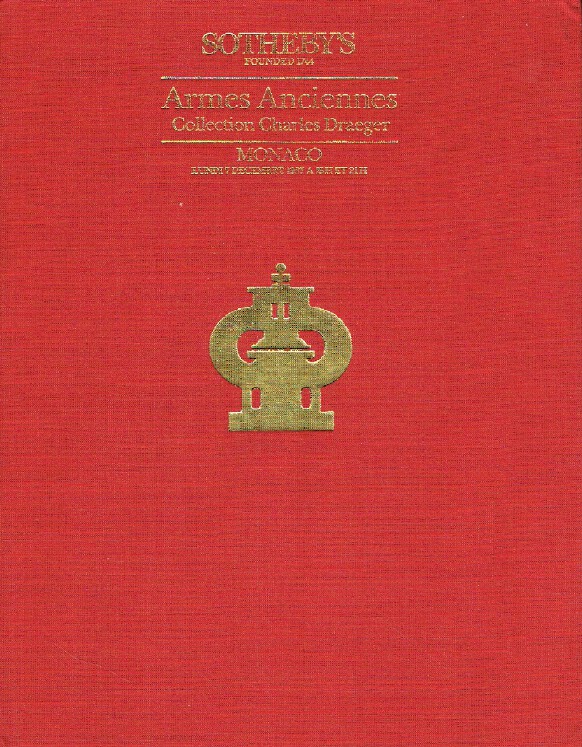 Sothebys 1987 Draeger Collection Antique Arms