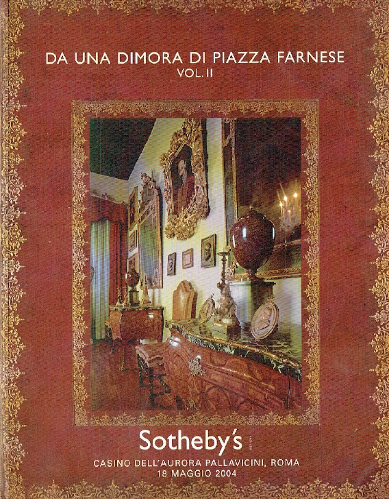 Sothebys 2004 Contents of Piazza Farnese Vol.- II