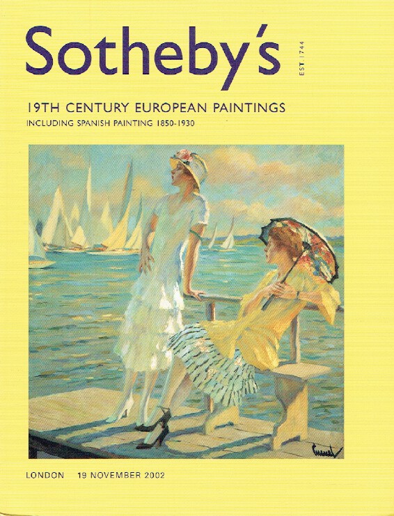 Sothebys 2002 19th Century European inc. Spanish Painting 1850 - 1930