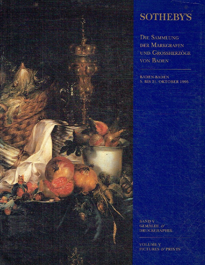 Sothebys 1995 Markgrafen und Grossherzoge von Baden Collection Volume II