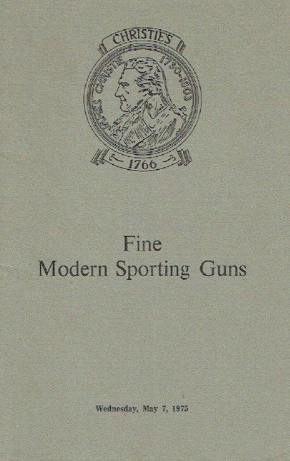 Christies May 1975 Fine Modern Sporting Guns